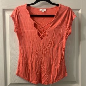 Going out crisscross shirt